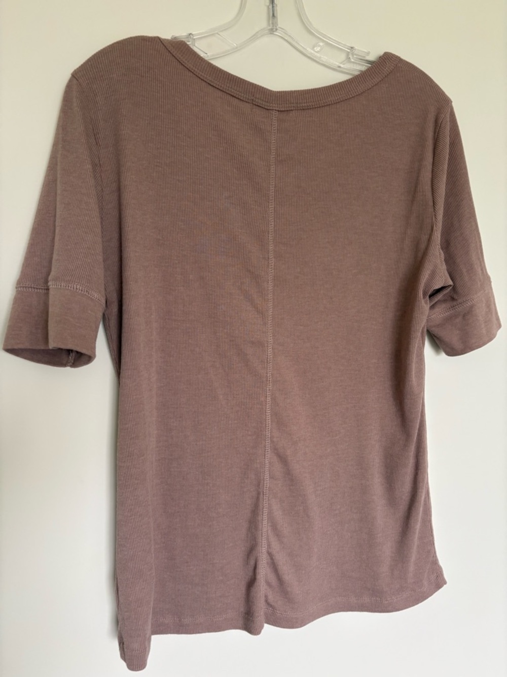 Hazel Heart Ribbed Henley Shirt XL - Picture 4 of 4